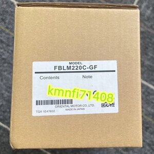 【新品★Ｔ番号適格請求書/領収書】Orientalmotor FBLM220C-GF ★６ヶ月保証