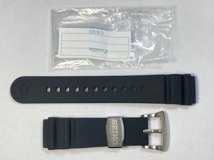 R035011J0 SEIKO プロスペックス 20mm 純正シリコンバンド ブラック SBDJ019/V157-0BT0他用 ネコポス送料無料