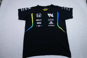 美品 ホンダレーシング 山本尚貴 ストレッチ素材 Tシャツ サイズM (検 SUPER GT GT500 全日本F3選手権 フォーミュラチャレンジ・ジャパン 