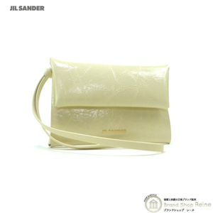 ジルサンダー （JIL SANDER） FOLDED COIN PURSE W ロゴ コインパース コインケース 小銭入れ J08VL0015 クリーム（新品）