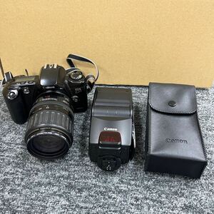 ☆166. Canon キャノン EOS kiss / SPEEDLITE 380ES フィルムカメラ 動作未確認 現状品