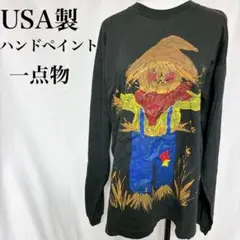 一点物❣️USA製 fashion gear アートT ハンドペイント リメイク