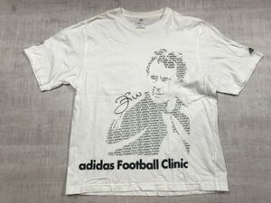 アディダス adidas Football Clinic スポーツ サッカー トレーニング プラクティス 半袖Tシャツ カットソー メンズ O 白