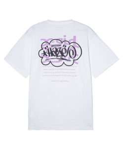 xgirl x-girl エックスガール HAZE ヘイズ Tシャツ Lサイズ ホワイト エリックヘイズ