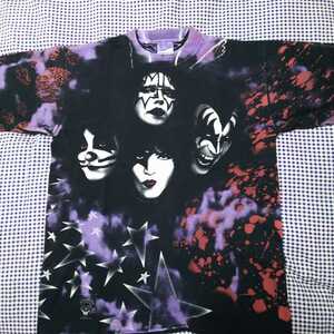 ９６年　KISS ツアーTシャツ　総柄　バンドｔ