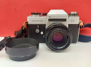 ■ LEICAFLEX SL ボディ SUMMICRON-R F2 50mm レンズ シャッターOK 現状品 フィルム一眼レフカメラ Leica ライカ