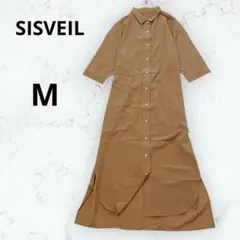 未使用＊SISVEIL＊ドロップショルダーシャツワンピース ロング オシャレ M