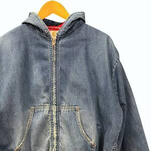 70s ビンテージ カーハート デニム アクティブパーカー 裏地ネル Lサイズ 70年代 ヴィンテージ carhartt vintage