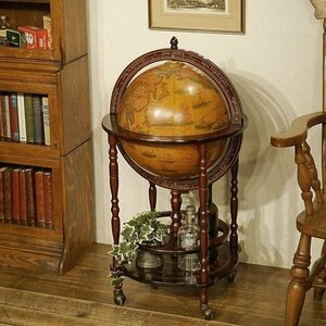 英国イギリスヴィンテージ家具 地球儀型ドリンクキャビネット Globe Drink Cabinet カクテルキャビネット A874