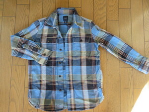 【中古】GAP　Kidsチェック柄シャツ　S　１２０