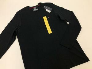 01）トミーヒルフィガー メンズ トップス 綿100％ ロングTシャツ Ｓ