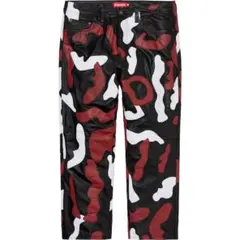 Supreme Camo Leather 5-Pocket Pant