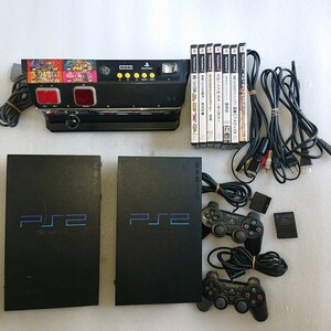 SONY PS2 本体 ( SCPH-3000 SCPH-15000 ) 動作確認品 パチスロ スロットゲーム 付属品揃い 中古品 