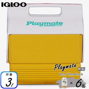 イグルー クーラーボックス プレイメイト レトロ ミニ イエロー 3L Igloo RETRO PLAYMATE MINI