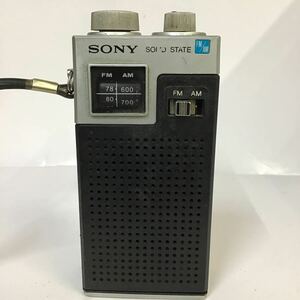 SONY TFM-4500 AM/FM 2バンド ラジオ NO 59295 昭和レトロ ソニー【ジャンク】