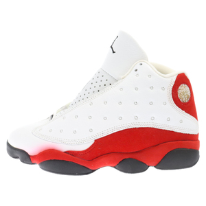 NIKE ナイキ【観賞用】98年製 AIR JORDAN13 エアジョーダン13 チェリー ハイカットスニーカー ホワイト/レッド 136002-101 US8.5