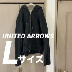 【最終値下げ！】UNITED ARROWS 黒 パーカー L