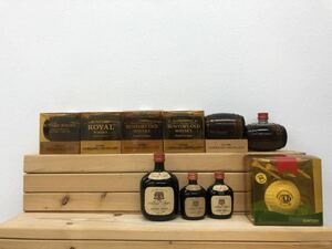 サントリー オールド ウイスキーYAMAZAKI miyajima Suntory Whisky 150ml 100ml ミニボトル10本セット OLD 樽型 ダルマ ゴルフボール 山崎