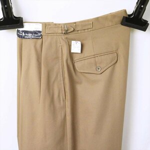 00s OLD Ralph Lauren オールド ラルフローレン HAMILTON PANTS コットン トラウザーズ スラックス 32