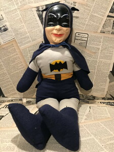 ☆1960年代/BATMAN/バットマン/ラバーフェイスぬいぐるみ/ドール即決ビンテージUSAレア/昭和/レトロ☆