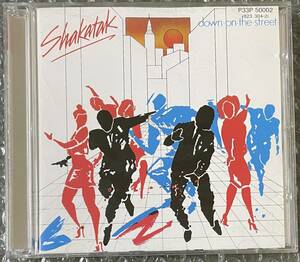 49h Shakatak Down On The Street 国内盤 歌詞付 UK Pop Fusion Smooth Jazz Soul Disco Classics 中古品