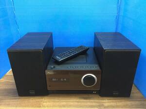 PIONEER パイオニア ミニコンポ X-CM31-T /S-CM31-T　リモコン付　中古品3250