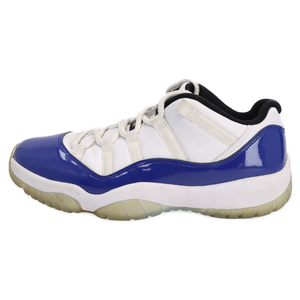 NIKE ナイキ WMNS AIR JORDAN RETRO 11 LOW エアジョーダンレトロ11 ローカットスニーカー ホワイト/ブルー US10.5/27.5cm AH7860-100