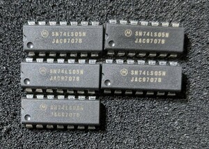 IC Motorola SN74LS05N 5個セット