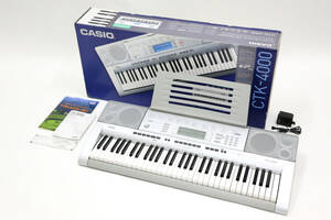 CASIO ELECTRONIC KEYBOARD CTK-4000 電子 BASICキーボード 61鍵盤 なつかしのメロディ Vol.1 / 説明書 / 保証書付き