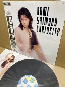 PROMO！美盤LP帯付！島田奈美 Nami Shimada / Curiosity Columbia AF-7494 見本盤 CITYPOP BOOGIE FUTURE FUNK DISCO SOUL SAMPLE JAPAN NM