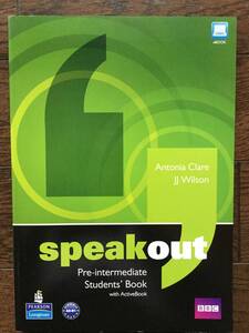 speakout Pre-intermediate 英会話テキストとCD-ROM / 中級の下