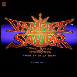 1円〜 ※ROMのみ カプコン/CAPCOM ヴァンパイアセイヴァー VAMPIRE SAVIOR CPSII インスト帯純正 動作確認済【20