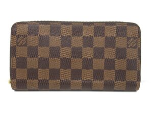 【正規品】LOUIS VUITTON ルイヴィトン ダミエ ジッピー・ウォレット N41661 1K47 CI3-E4