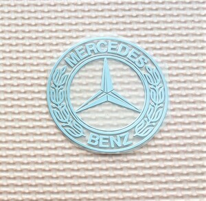 稀少 送込み　MERCEDES　マーク　アルミ　ステッカーエンブレム　２８ｍｍ