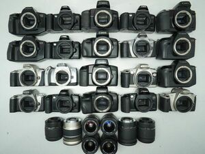 ★キヤノン AF一眼&レンズなど★EOS 100QD/10QD/620/750QD/630/Kiss5/TAMRON/ 等 計:28点まとめ【ジャンク品】30650