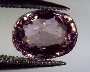 【天然スピネルルース 1.08ct:8495】ソーティング付 尖晶石 Natural Spinel 裸石 標本 鉱物 宝石 jewelry Myanmar Mogok