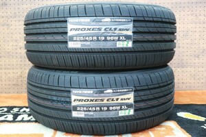 ◆新品! 即納! 2本Set 225/45R19 225/45-19 TOYOプロクセスCL1 SUV C-HR アテンザワゴン MAZDA6 ヴェゼル オデッセイ BMW X2 タイヤ交換