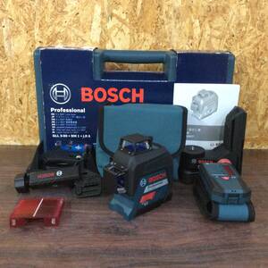 【RH-1027】中古品 BOSCH ボッシュ レーザー墨出し器 GLL3-80 + BM1 + LR6