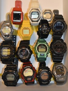 ※再出品※　CASIO　G-SHOCK 腕時計　baby-G G-COOL　ジャンク まとめて　15個　カシオ　