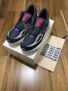 kith x newbalance 990v6 26cm U990kr6 キス　ニューバランス　コラボ　スニーカー　made in USA ネイビー　マディソンスクエアガーデン