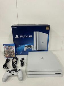 SONY PS4 Pro CUH-7200B 1TB PlayStation4 ゲーム機 本体 オマケソフト付き【NK6241】