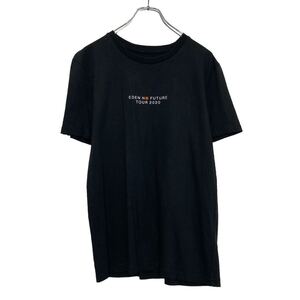 EDEN FUTURE 半袖 プリント Tシャツ S ブラック バックプリント クルーネック 古着卸 アメリカ仕入 a608-5429