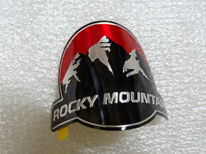 ROCKY MOUNTAIN 純正 ヘッドエンブレム （アルミ製・両面テープ付き）