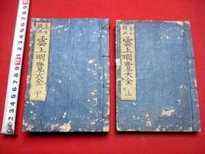 b638◇ 雲上明鑑　2冊揃　元治元年　検)　武鑑　礼法　武家故実　有職故実　和本 古書 古文書