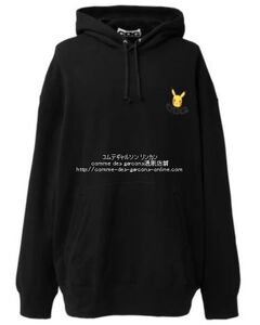 ■激レア■コムデギャルソンCDG×Pokmon(ポケモン)パーカー・オーバーサイズ■黒■M■新品タグ付■国内直正規品■ポケットモンスター