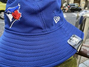 NEWERA ニューエラ USA正規品 BLUEJAYS トロント ブルージェイズ バケットハット 青 フリーサイズ 公式アイテム MLB メジャーリーグ