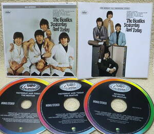 即決！送料230円●CD＋オマケ2枚も ビートルズ Beatles Yesterday and Today US ブッチャー紙ジャケ 修正シール※盤に曇り＋Revolver盤も