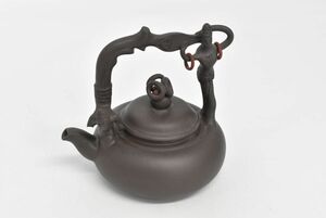 (802S 0521M1) 1円～ 中国 陶器 在銘 急須 天女 茶器 煎茶道具 茶道具 茶壷