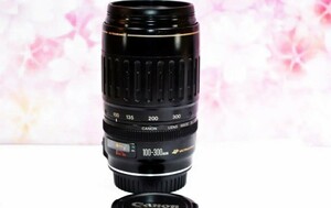 Canon キヤノン 望遠レンズ 100-300mm　迫力の300㎜！LENS