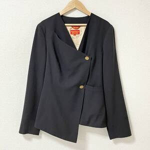 初期 オリゾンティ vivienne westwood RED LABEL オーブボタン ウールギャバ 変形 ジャケット ヴィヴィアンウエストウッド archive 5010002